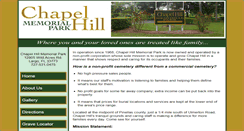 Desktop Screenshot of chapelhillmemprk.org